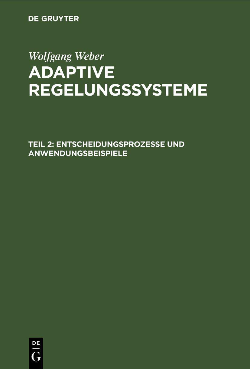 Vorderes Coverbild Entscheidungsprozesse und Anwendungsbeispiele