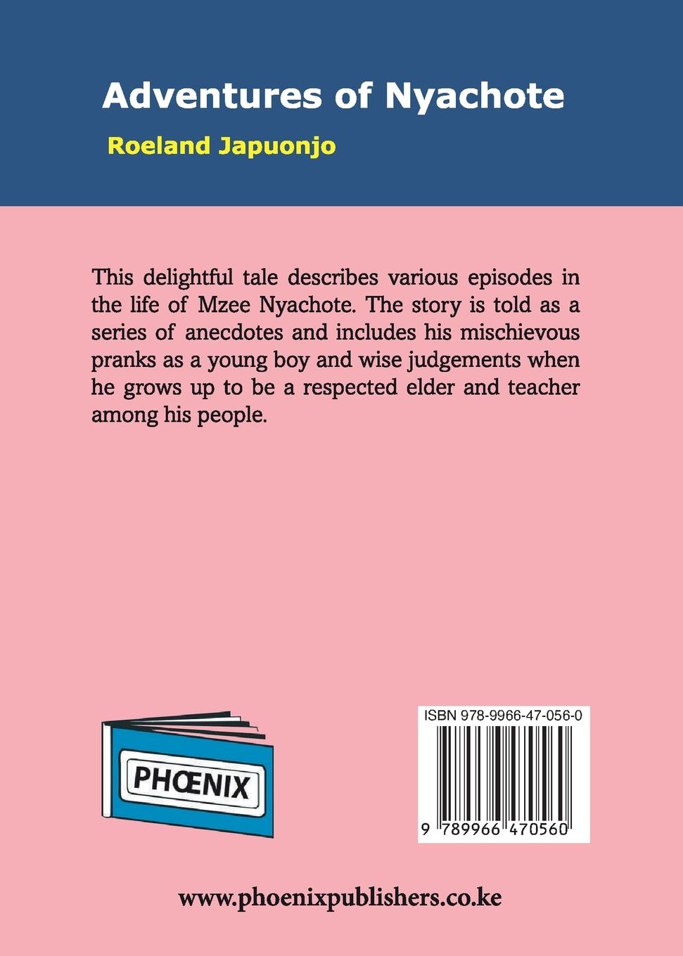 Rückseitencover Adventures of Nyachote