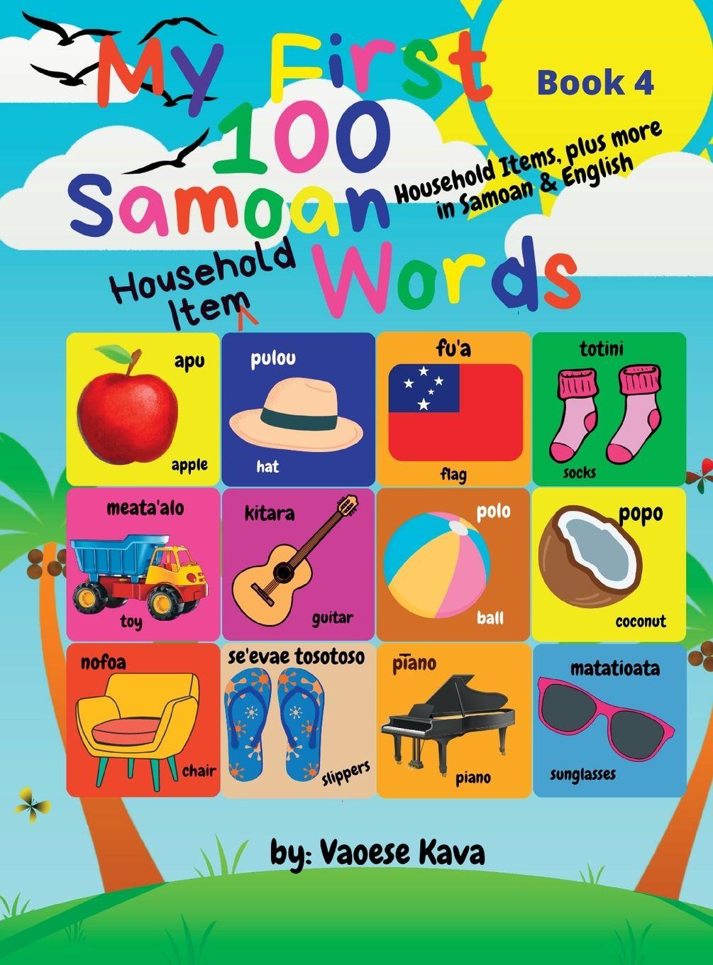 Vorderes Coverbild My First 100 Samoan Household Item Words - Book 4