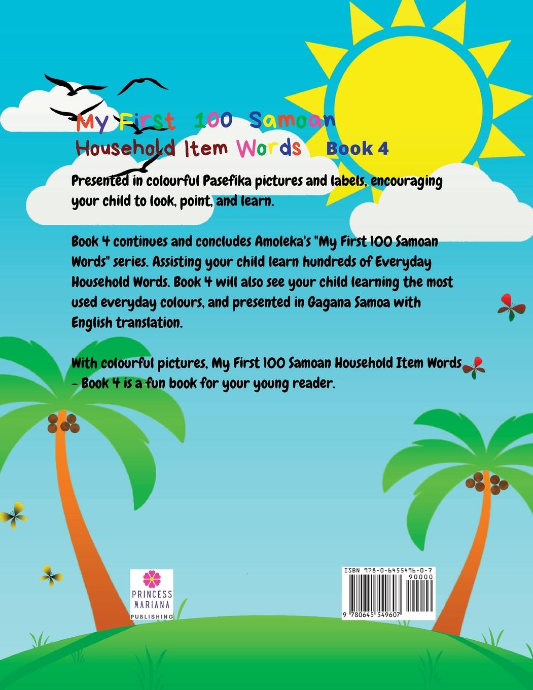 Rückseitencover My First 100 Samoan Household Item Words - Book 4