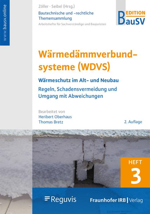 Vorderes Coverbild Wärmedämmverbundsysteme (WDVS)
