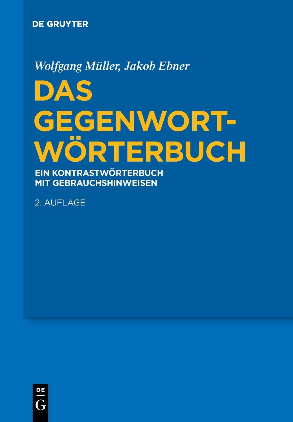 Vorderes Coverbild Das Gegenwort-Wörterbuch