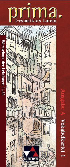 Vorderes Coverbild Prima A. Vokabelkartei 1