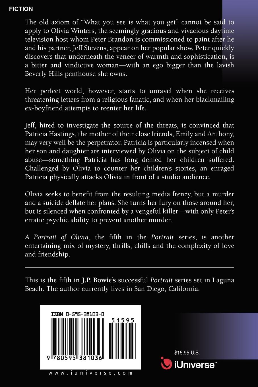 Rückseitencover A Portrait of Olivia