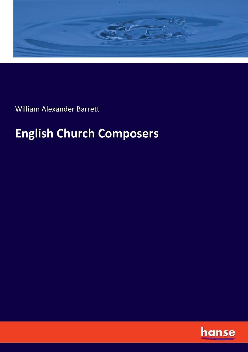 Vorderes Coverbild English Church Composers