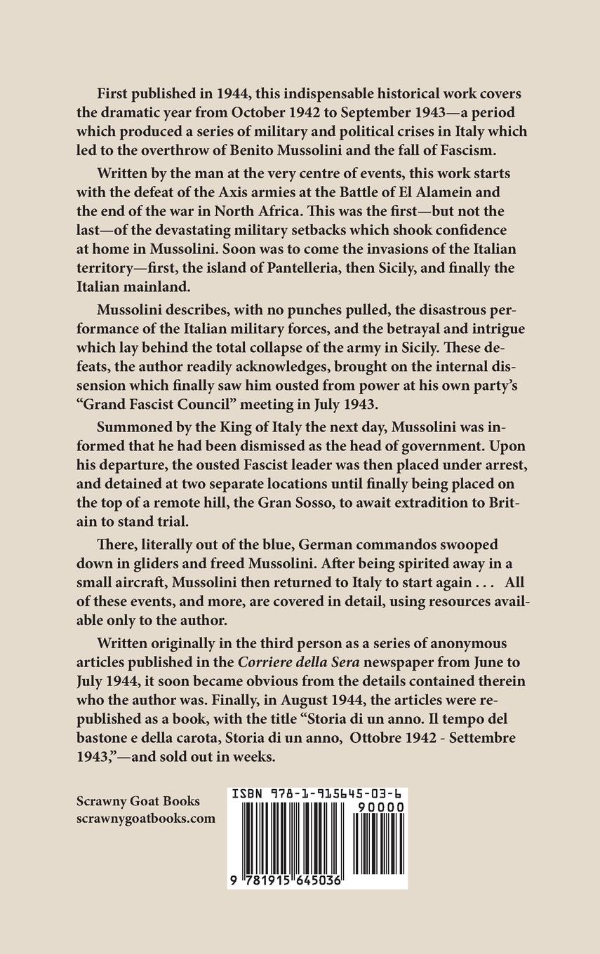 Rückseitencover The Time of the Stick and the Carrot