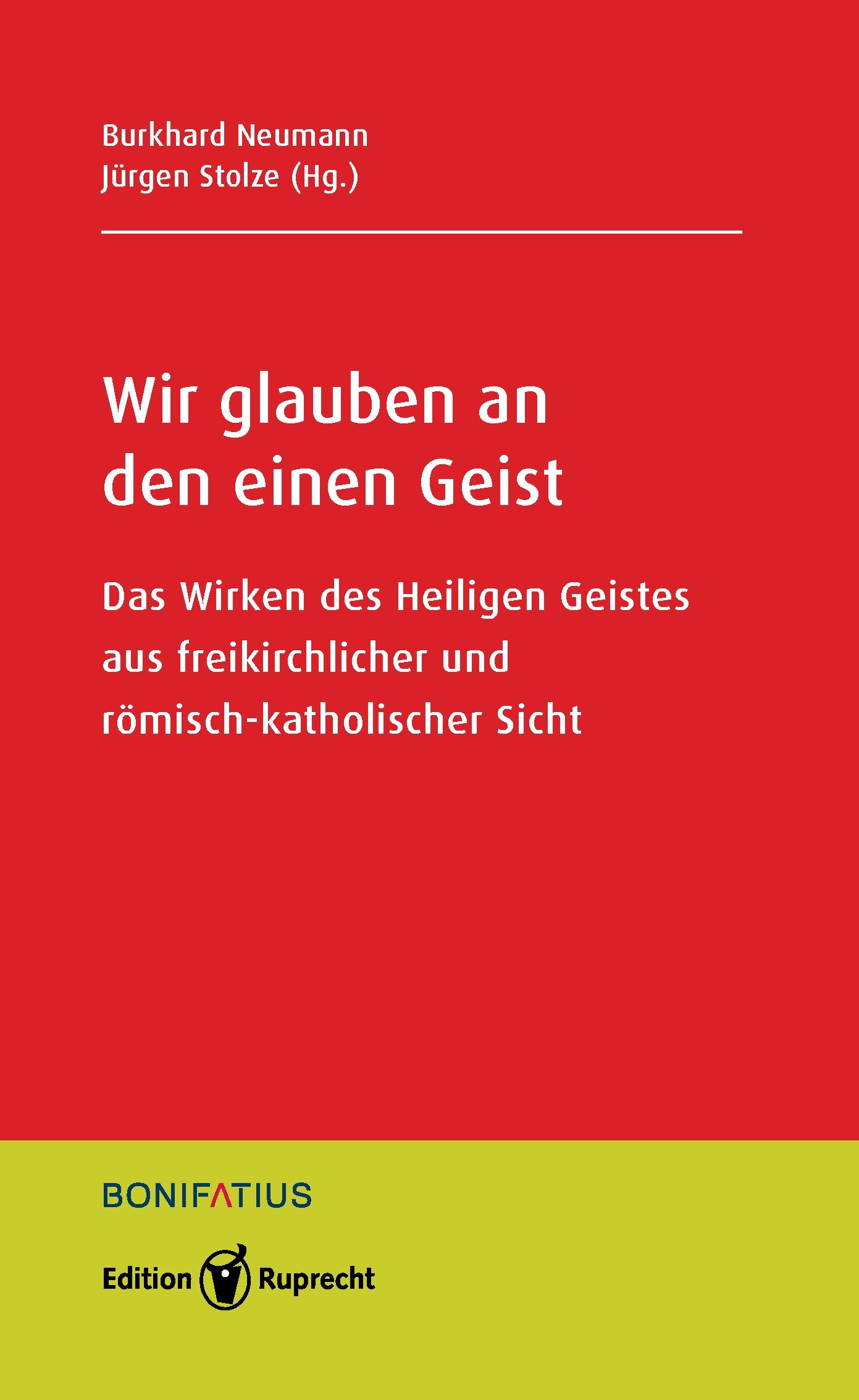 Vorderes Coverbild Wir glauben an den einen Geist