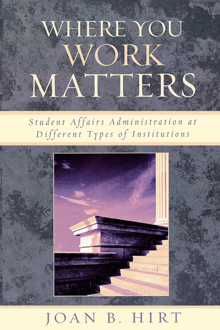 Vorderes Coverbild Where You Work Matters