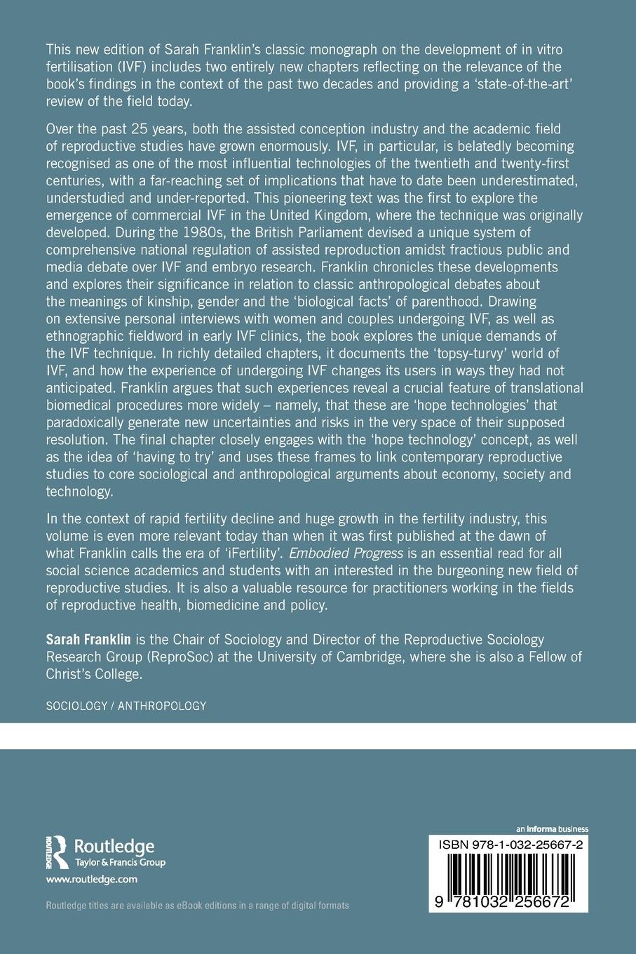 Rückseitencover Embodied Progress