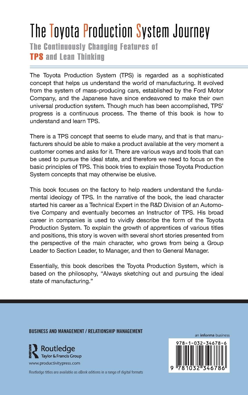 Rückseitencover The Toyota Production System Journey