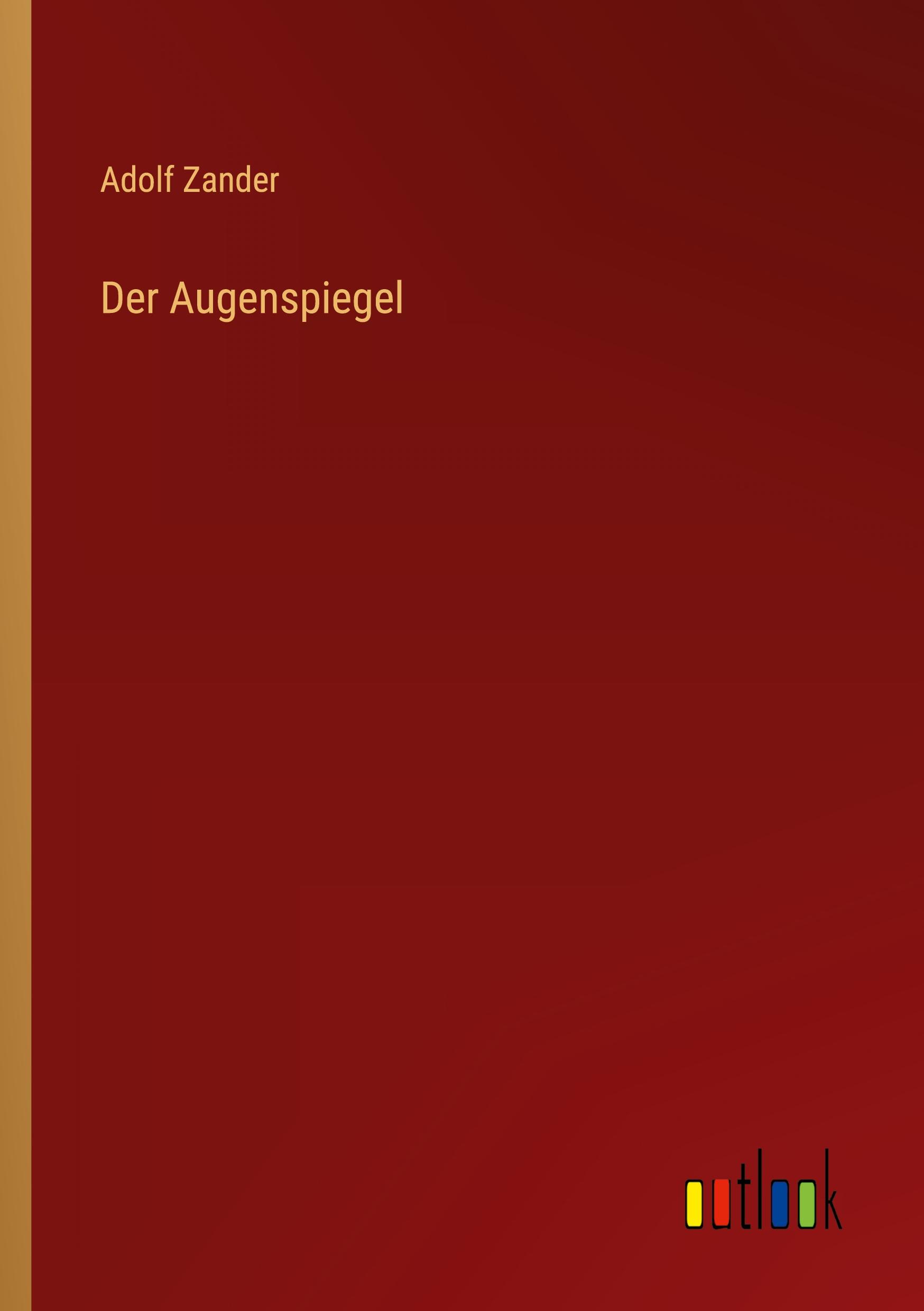 Vorderes Coverbild Der Augenspiegel