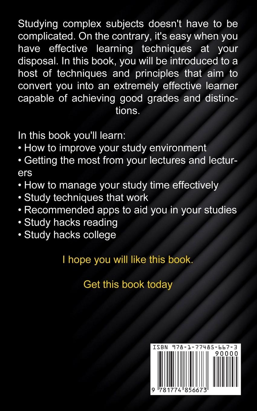 Rückseitencover Study Hacks