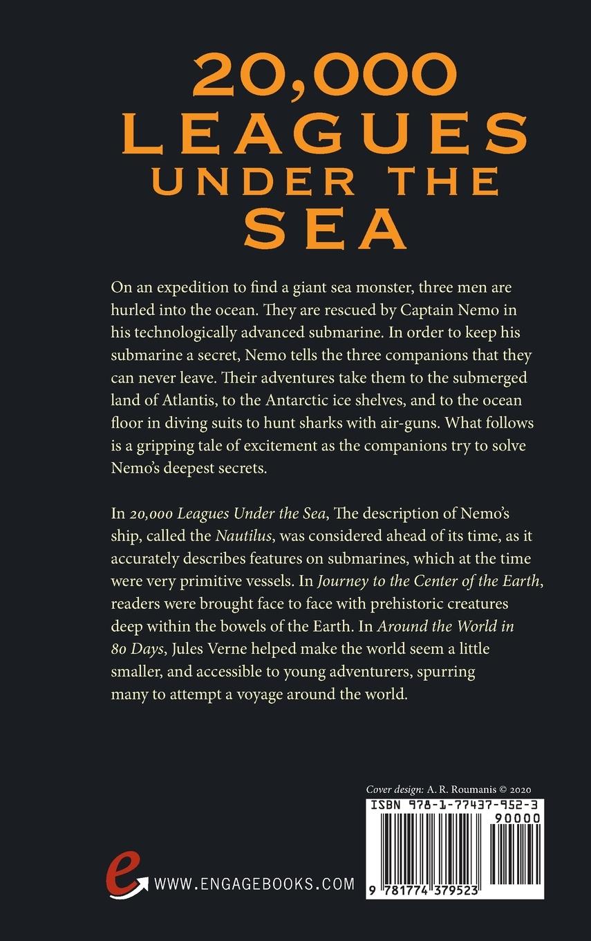 Rückseitencover 20,000 Leagues Under the Sea (Deluxe Library Edition)