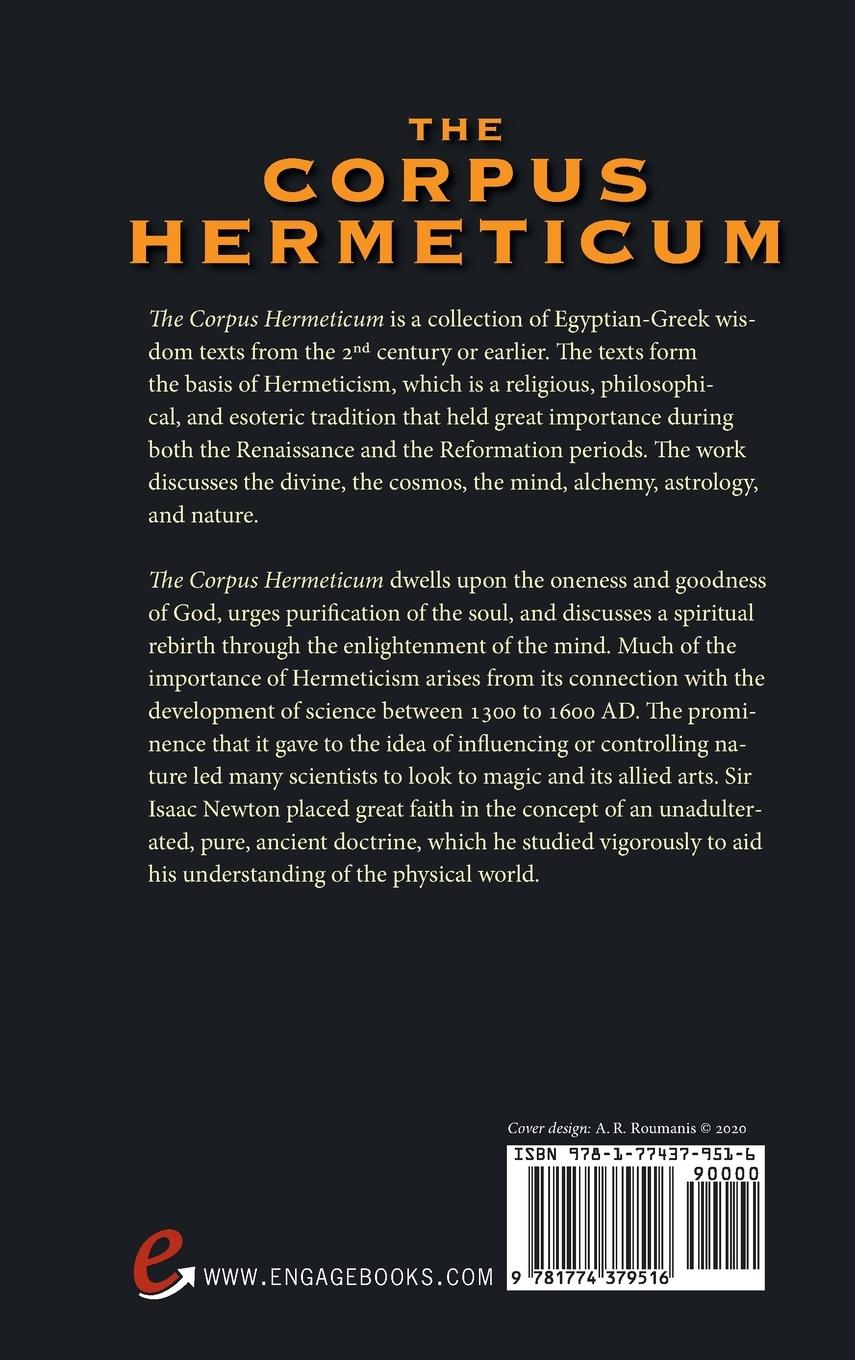 Rückseitencover The Corpus Hermeticum (Deluxe Library Edition)