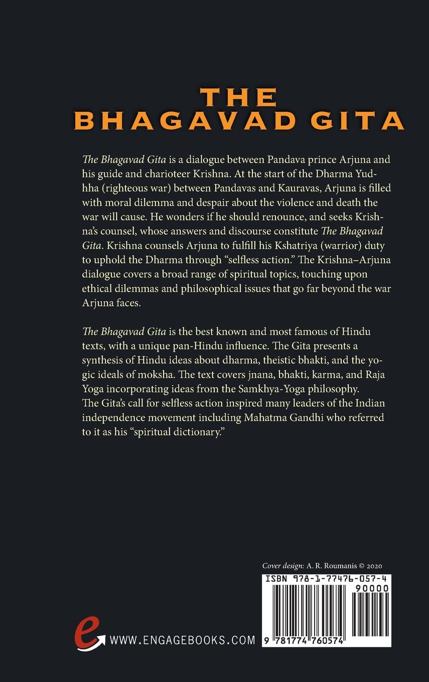 Rückseitencover The Bhagavad Gita (Annotated) (Deluxe Library Edition)