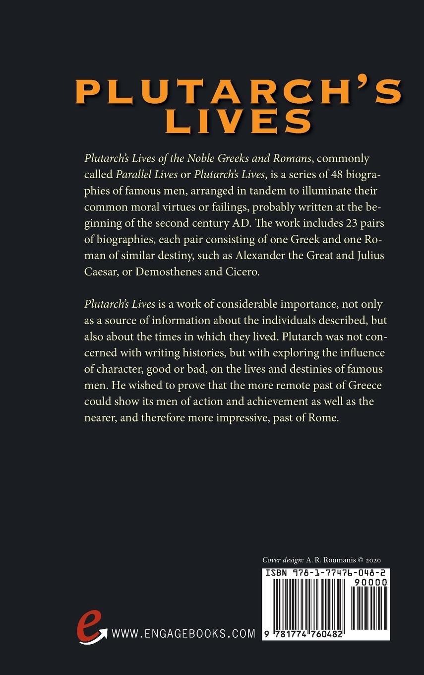 Rückseitencover Plutarch's Lives, The Complete 48 Biographies (Deluxe Library Edition)