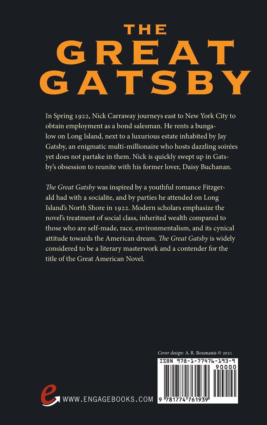 Rückseitencover The Great Gatsby (Deluxe Library Edition)