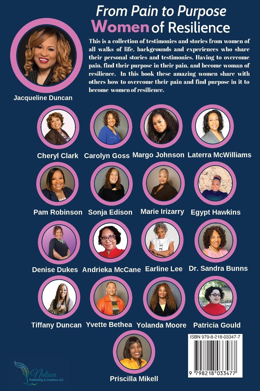 Rückseitencover From Pain to Purpose Women of Resilience