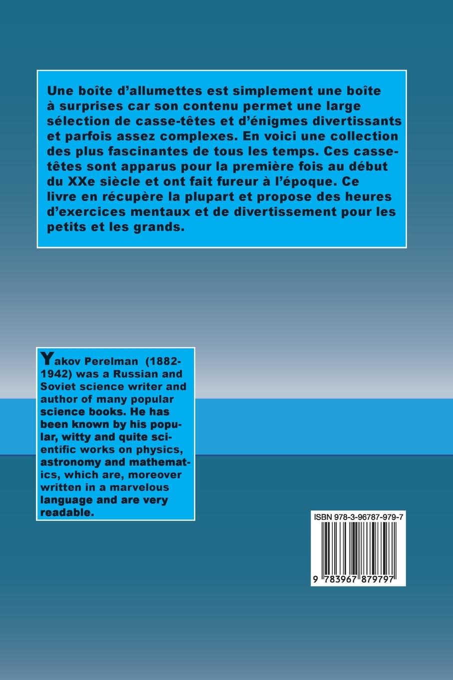 Rückseitencover 190 casses têtes avec des allumettes