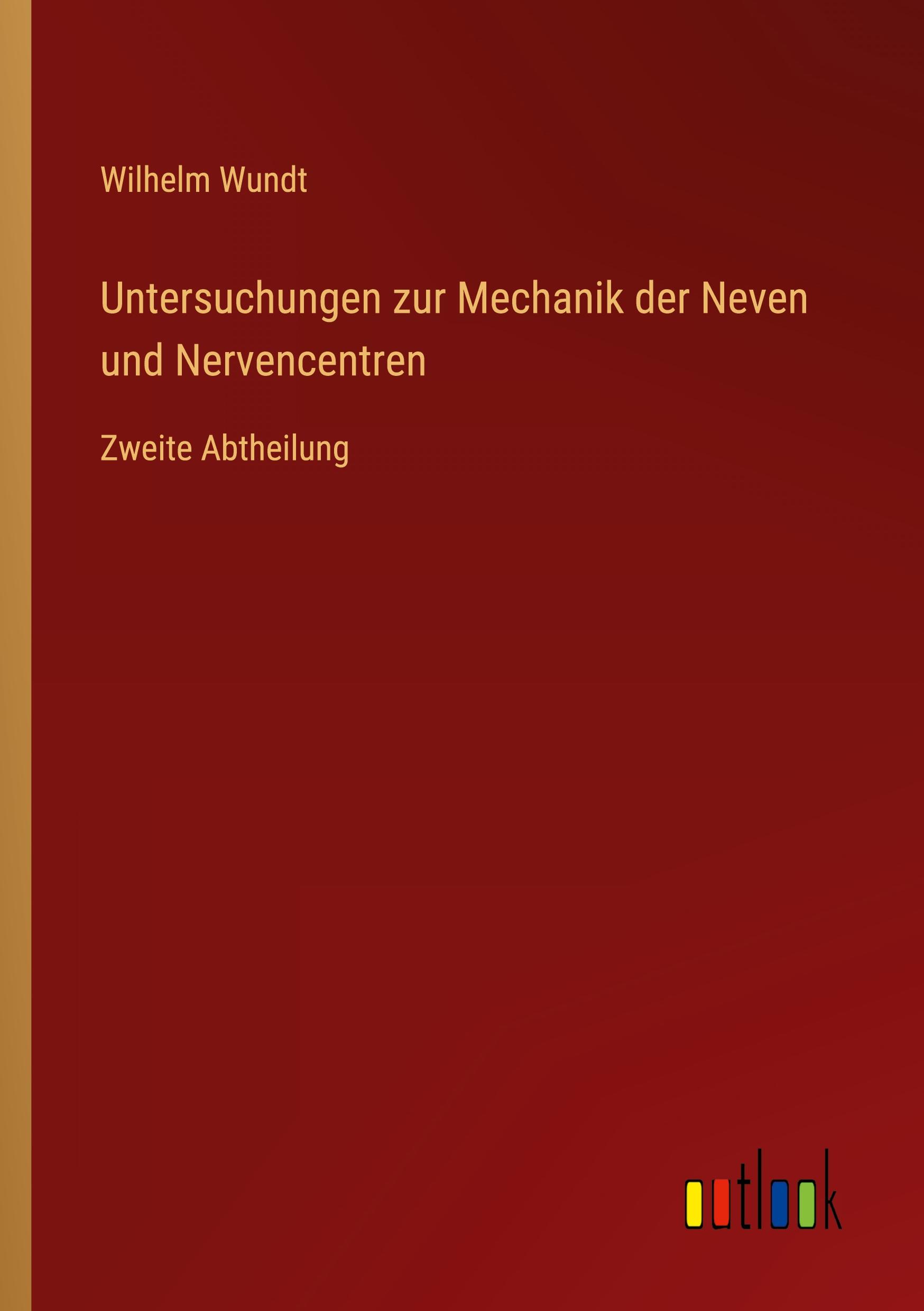 Vorderes Coverbild Untersuchungen zur Mechanik der Neven und Nervencentren
