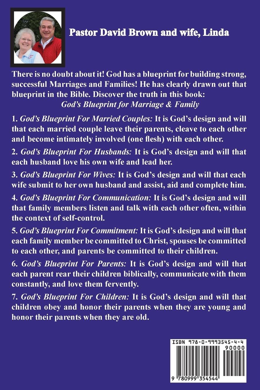 Rückseitencover Blueprint for Marriage & Family