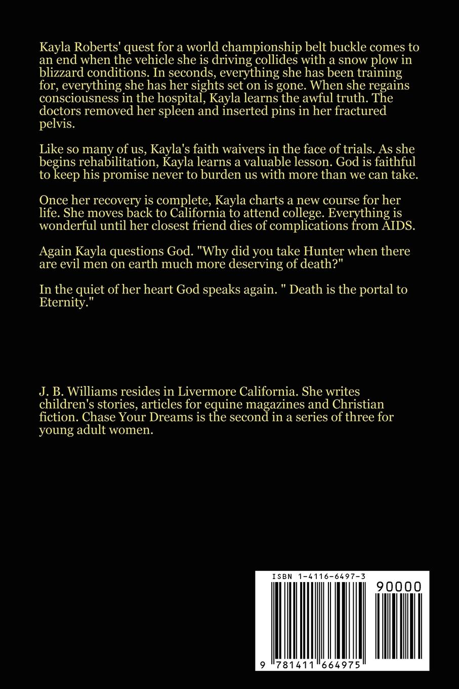 Rückseitencover Chase Your Dreams