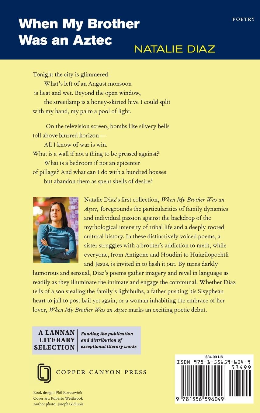 Rückseitencover When My Brother Was an Aztec