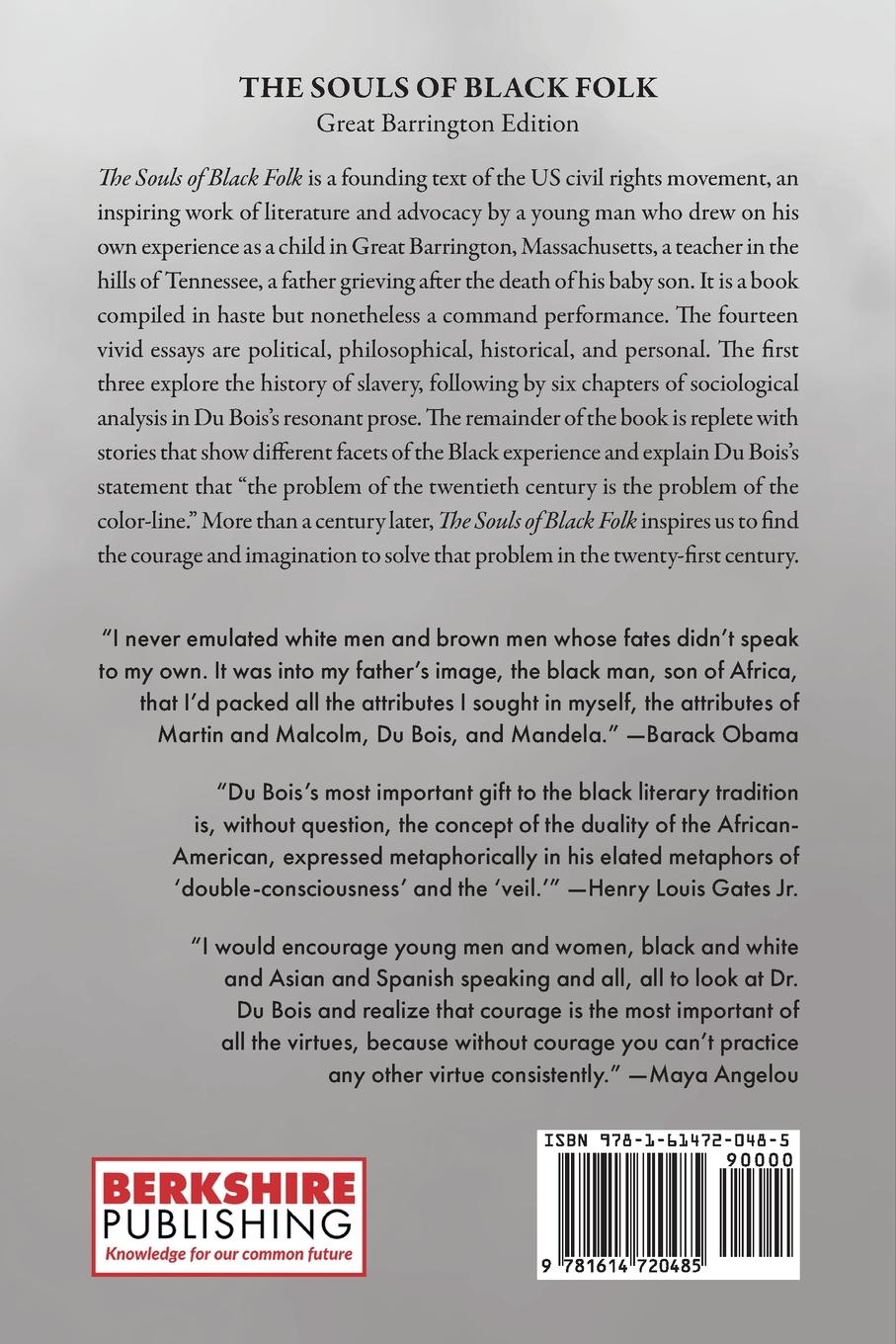 Rückseitencover The Souls of Black Folk