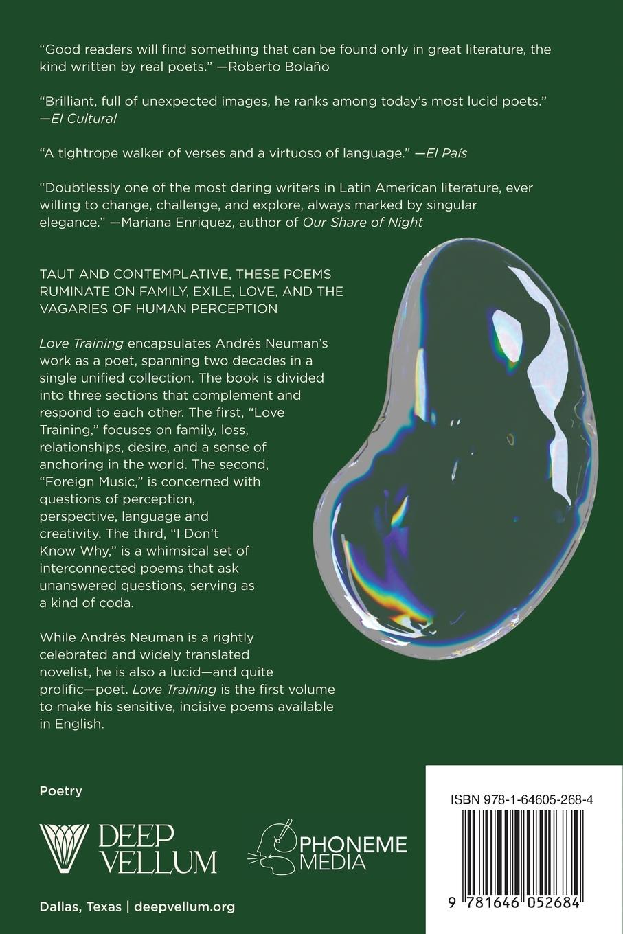 Rückseitencover Love Training