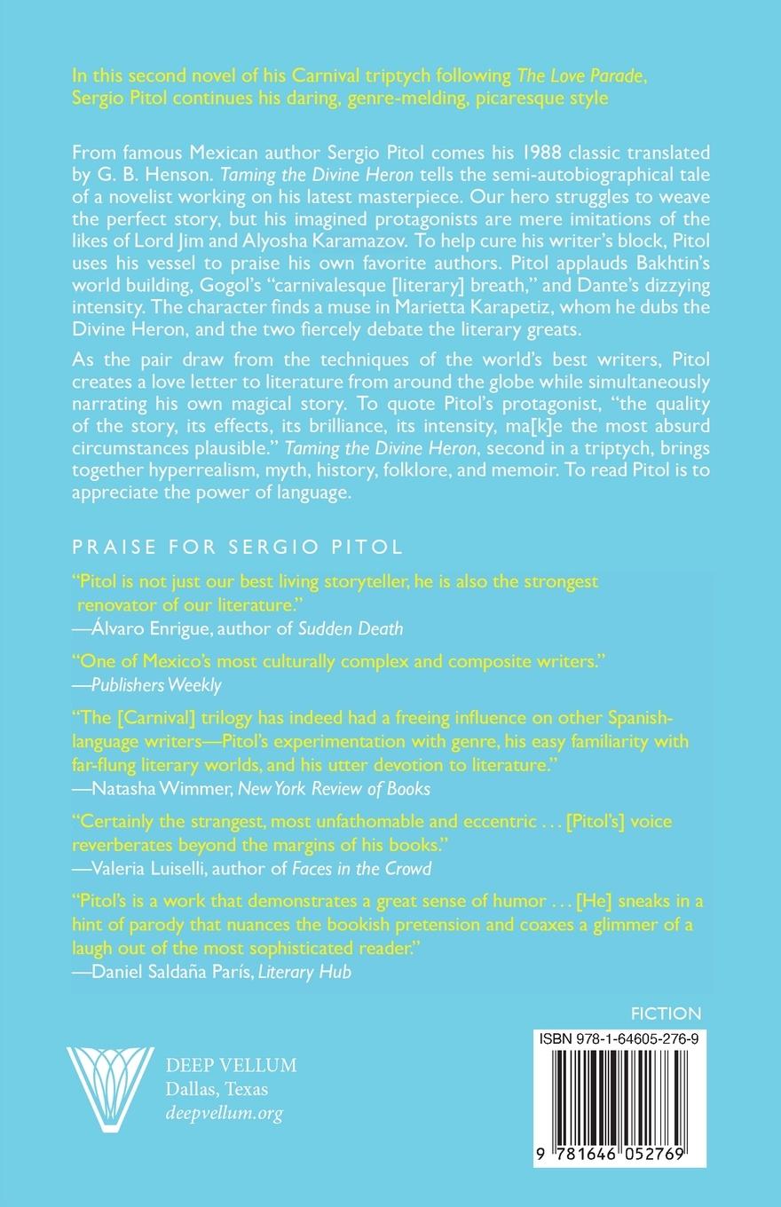 Rückseitencover Taming the Divine Heron