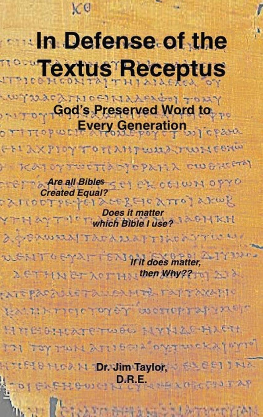 Vorderes Coverbild In Defense of the Textus Receptus