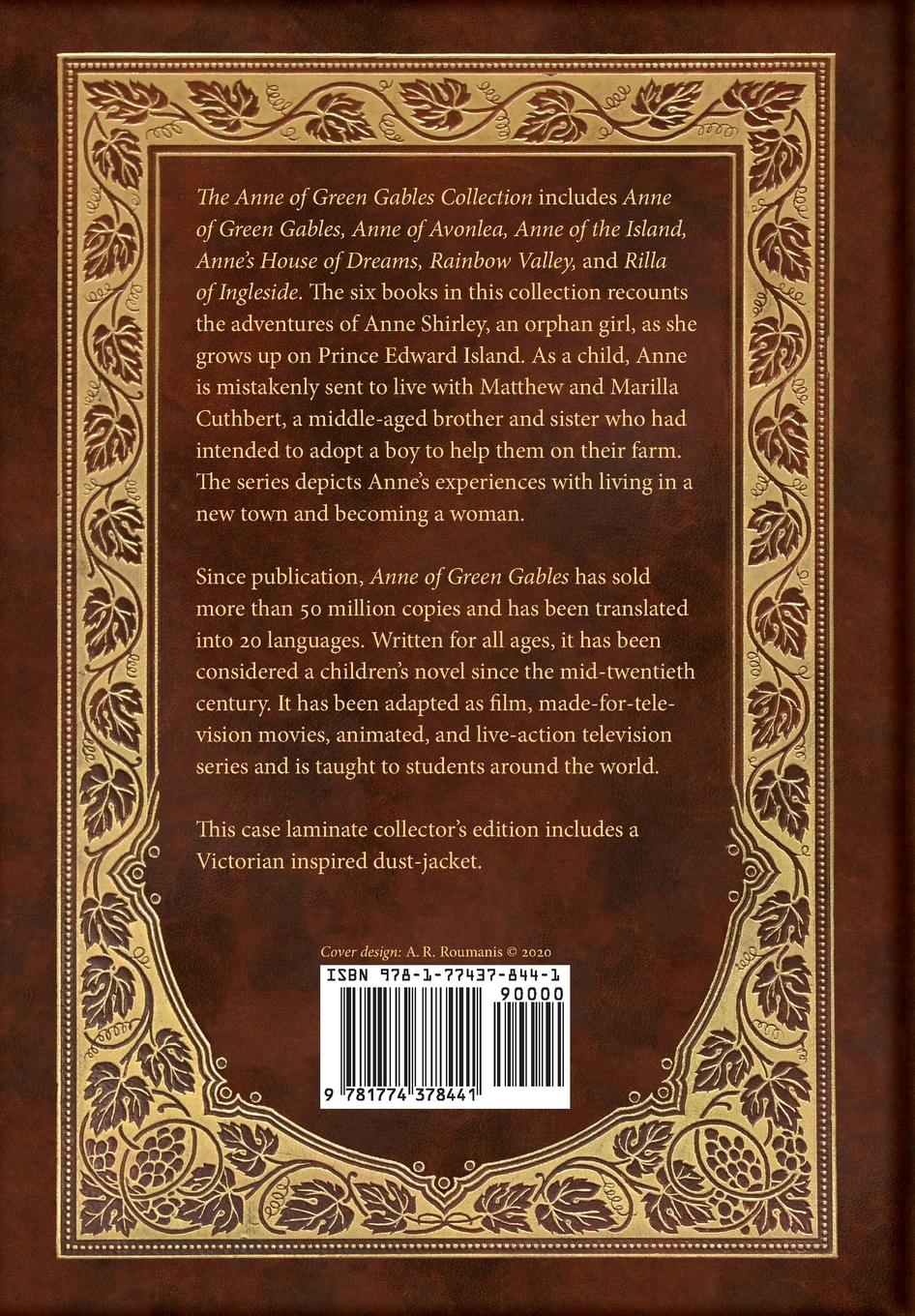 Rückseitencover The Anne of Green Gables Collection (Royal Collector's Edition) (Case Laminate Hardcover with Jacket) Anne of Green Gables, Anne of Avonlea, Anne of the Island, Anne's House of Dreams, Rainbow Valley, and Rilla of Ingleside