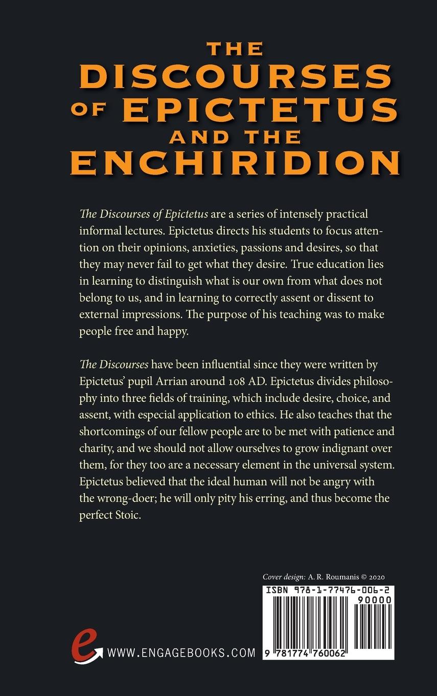 Rückseitencover The Discourses of Epictetus and the Enchiridion (Deluxe Library Edition)