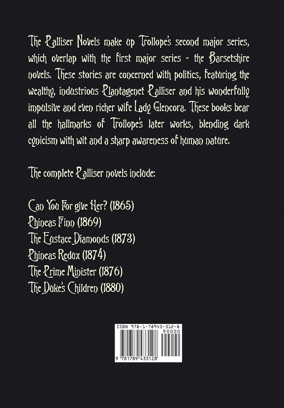 Rückseitencover The Palliser Novels, Volume One, Including