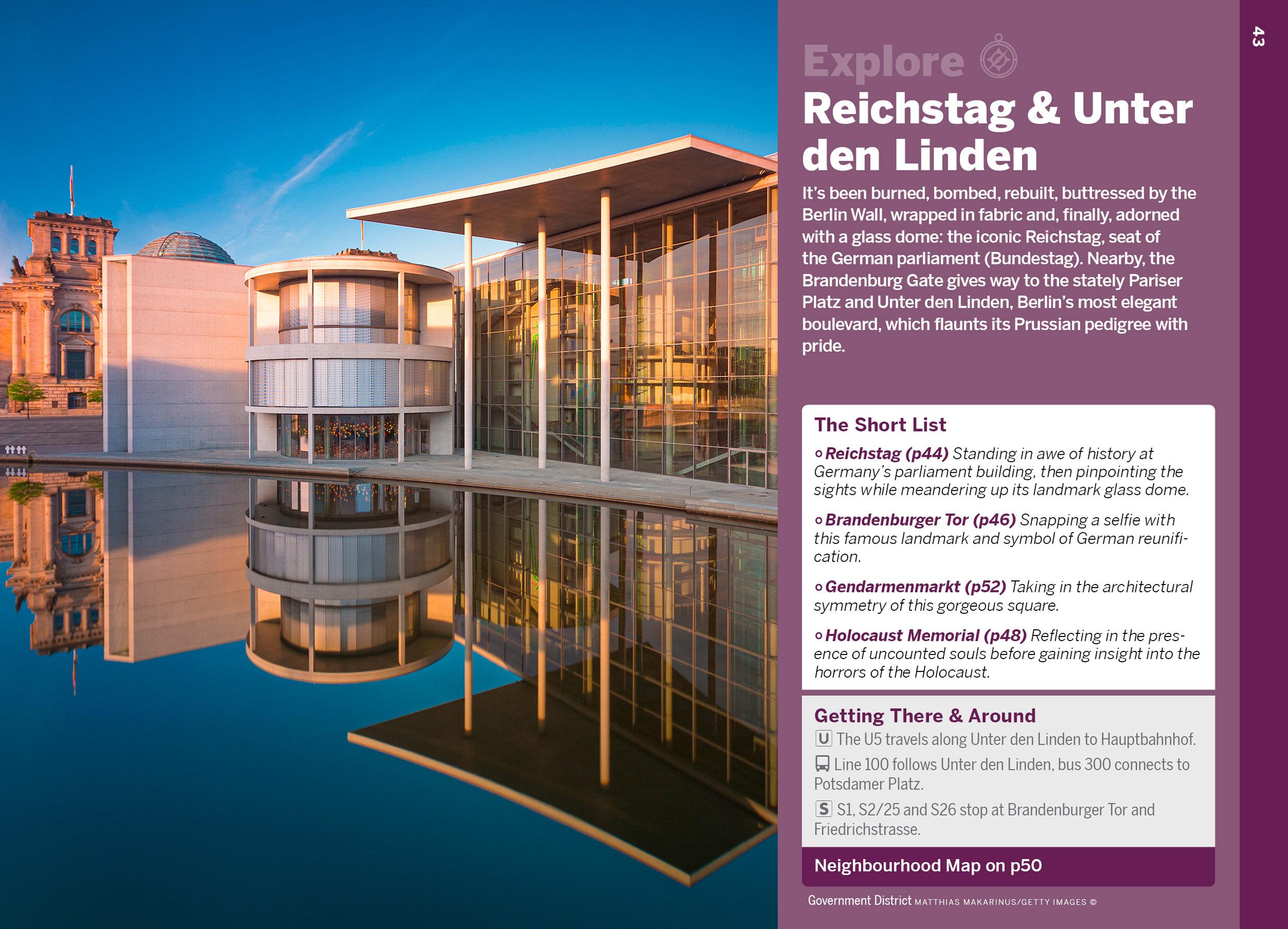 Beispielinhalt (Bild) Lonely Planet Pocket Berlin