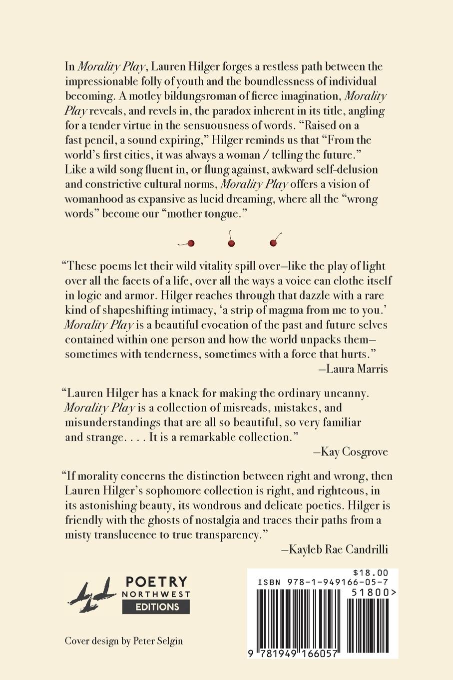 Rückseitencover Morality Play