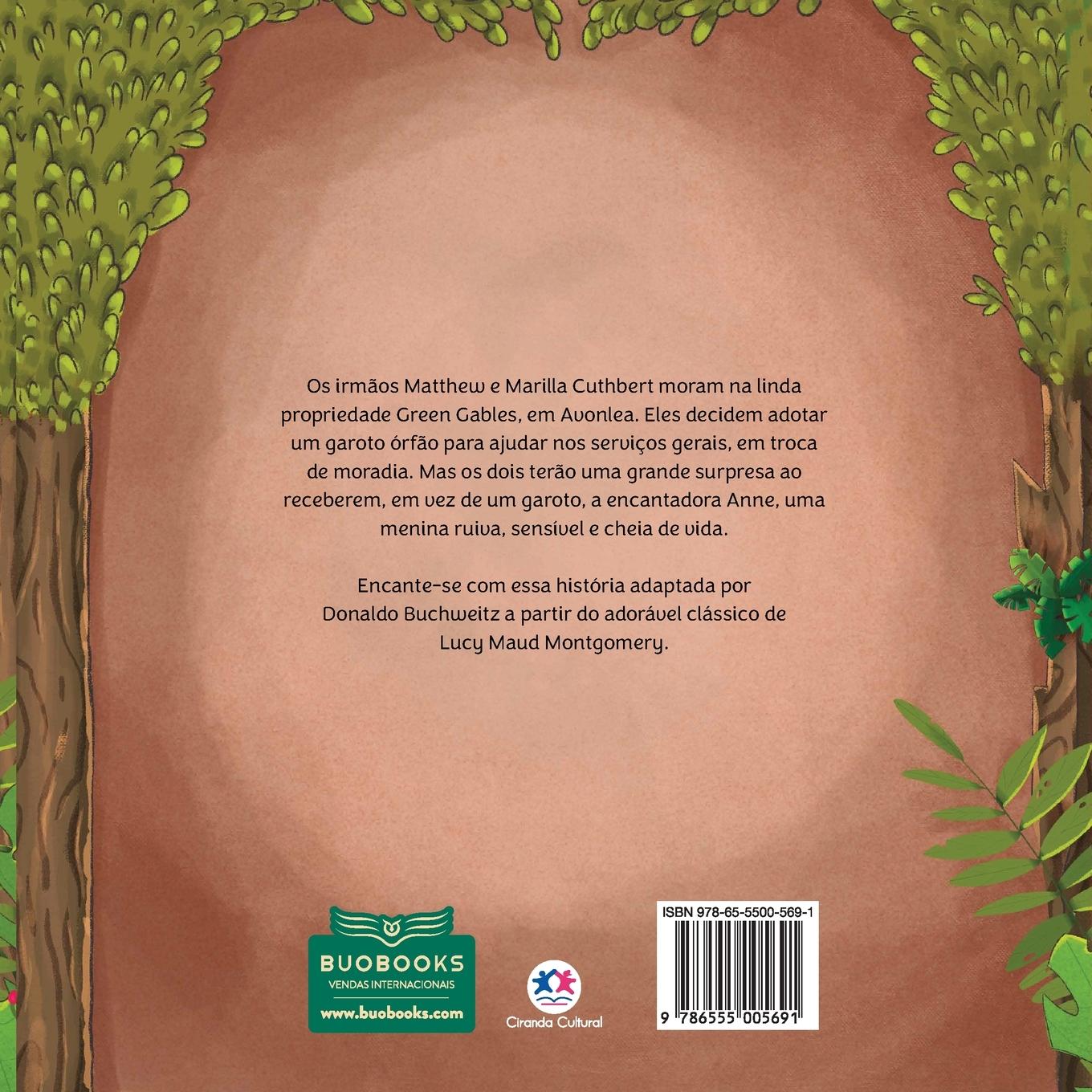 Rückseitencover Anne de Green Gables