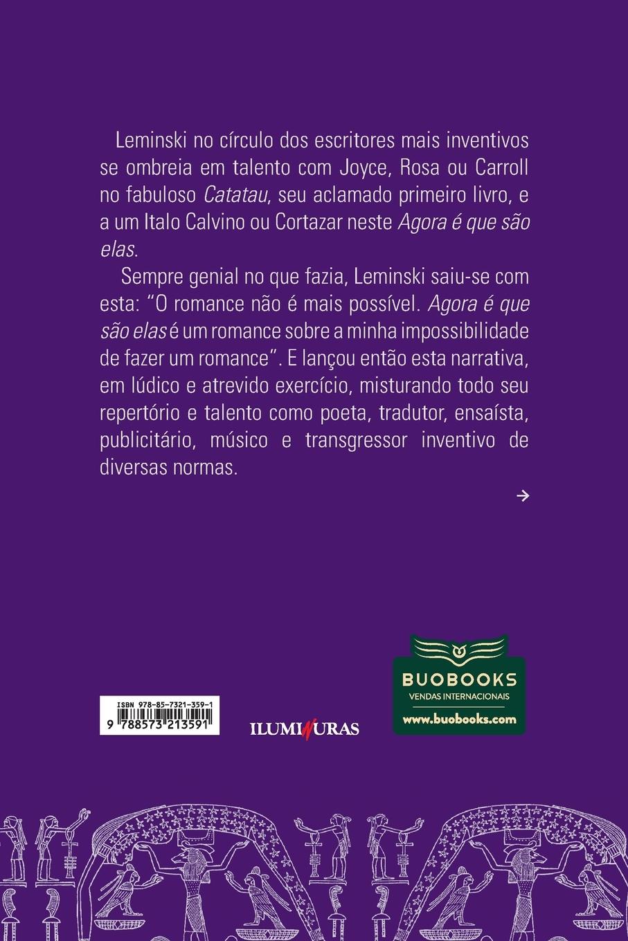 Rückseitencover Agora é que são elas