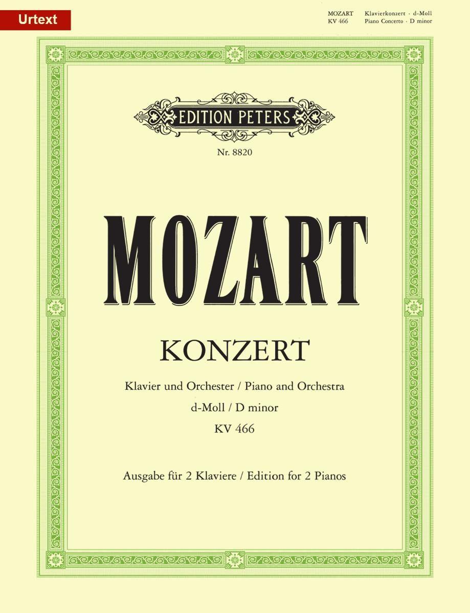 Vorderes Coverbild Piano Concerto No. 20 in D minor K466 (Edition for 2 Pianos)