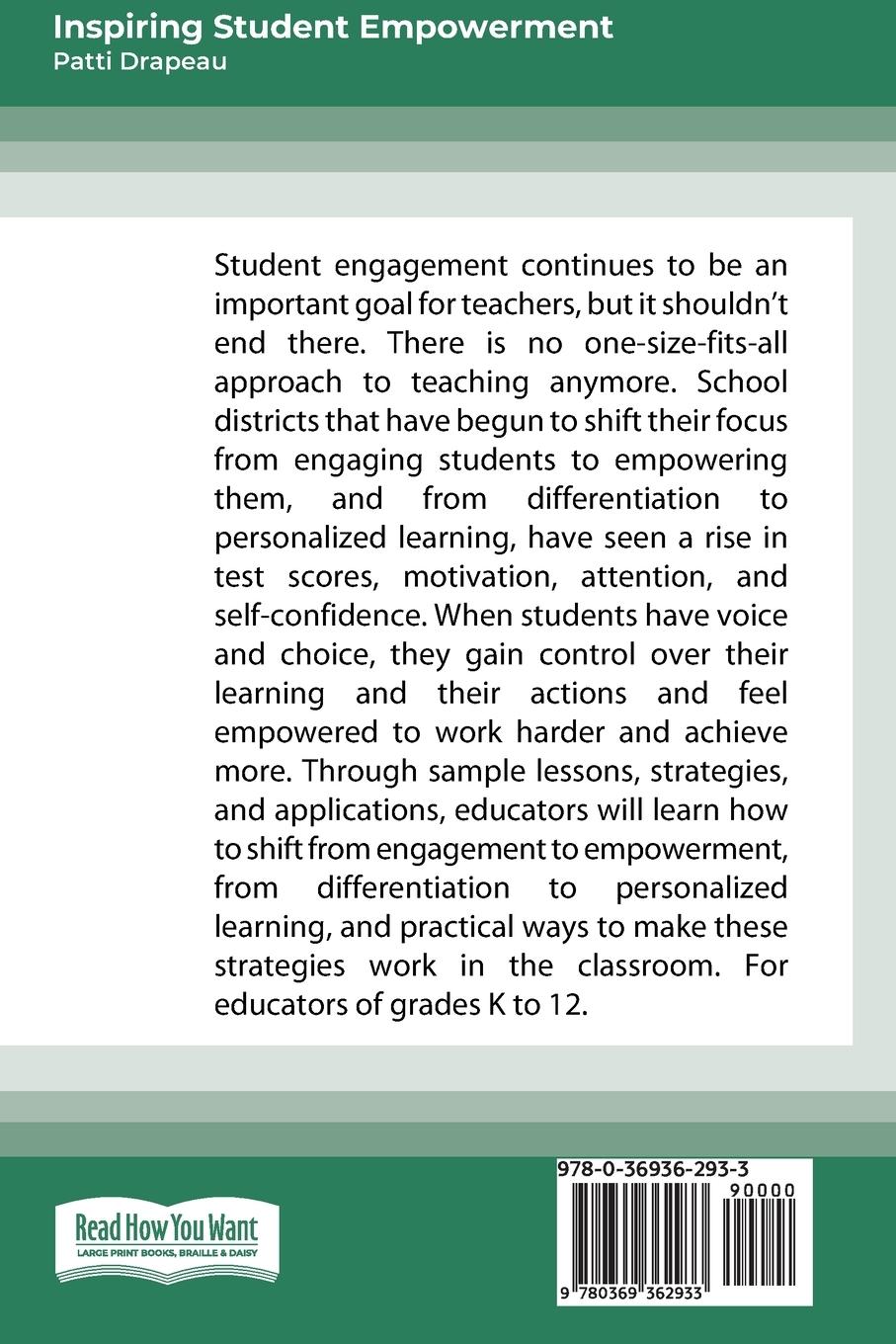 Rückseitencover Inspiring Student Empowerment