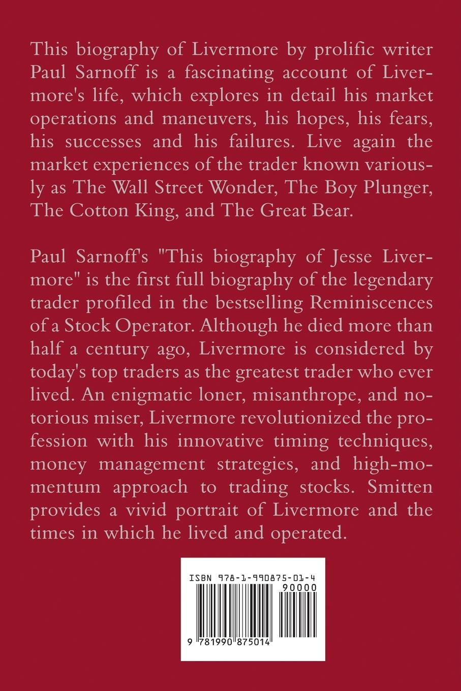 Rückseitencover Jesse Livermore Speculator King