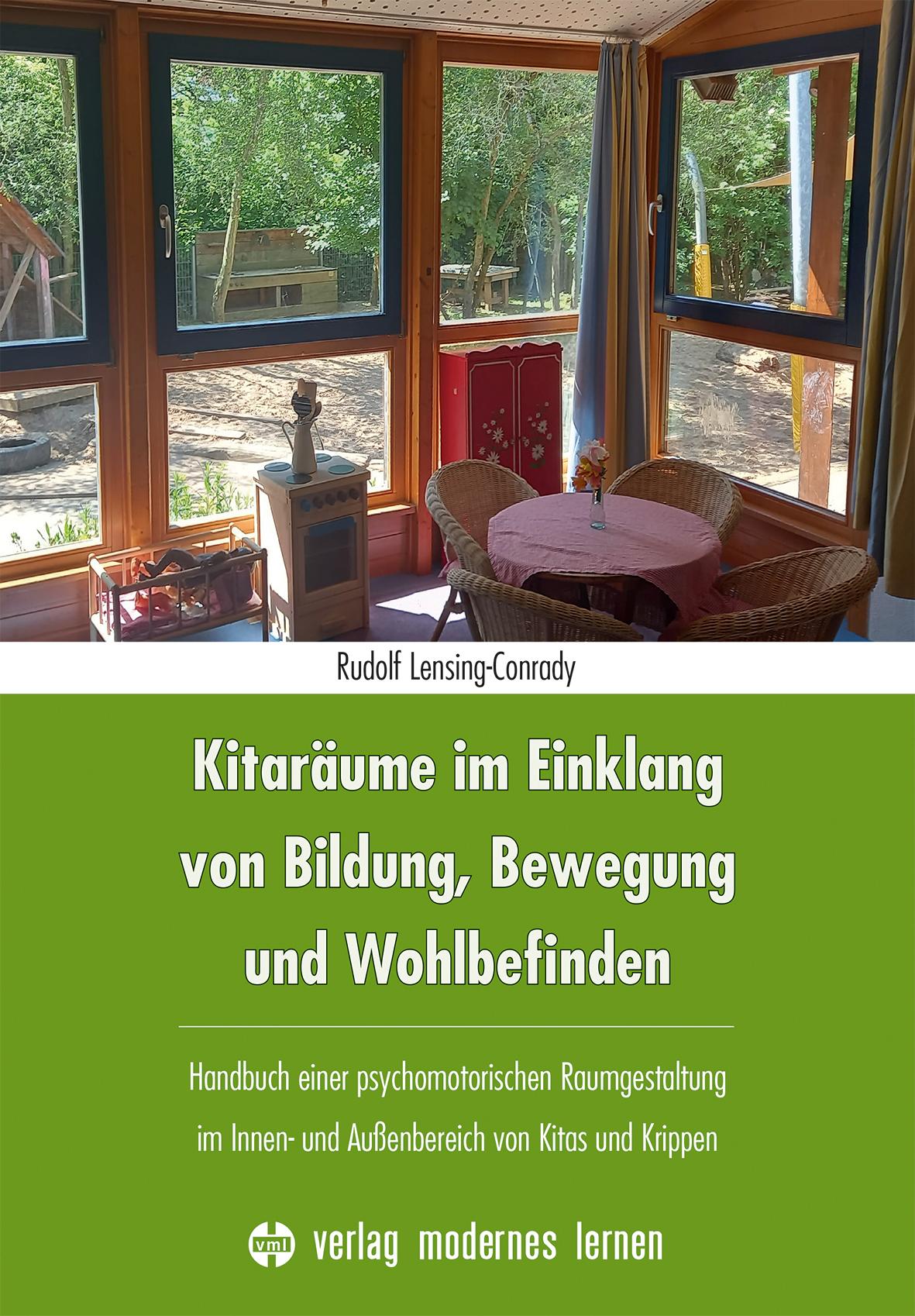 Vorderes Coverbild Kitaräume im Einklang von Bildung, Bewegung und Wohlbefinden