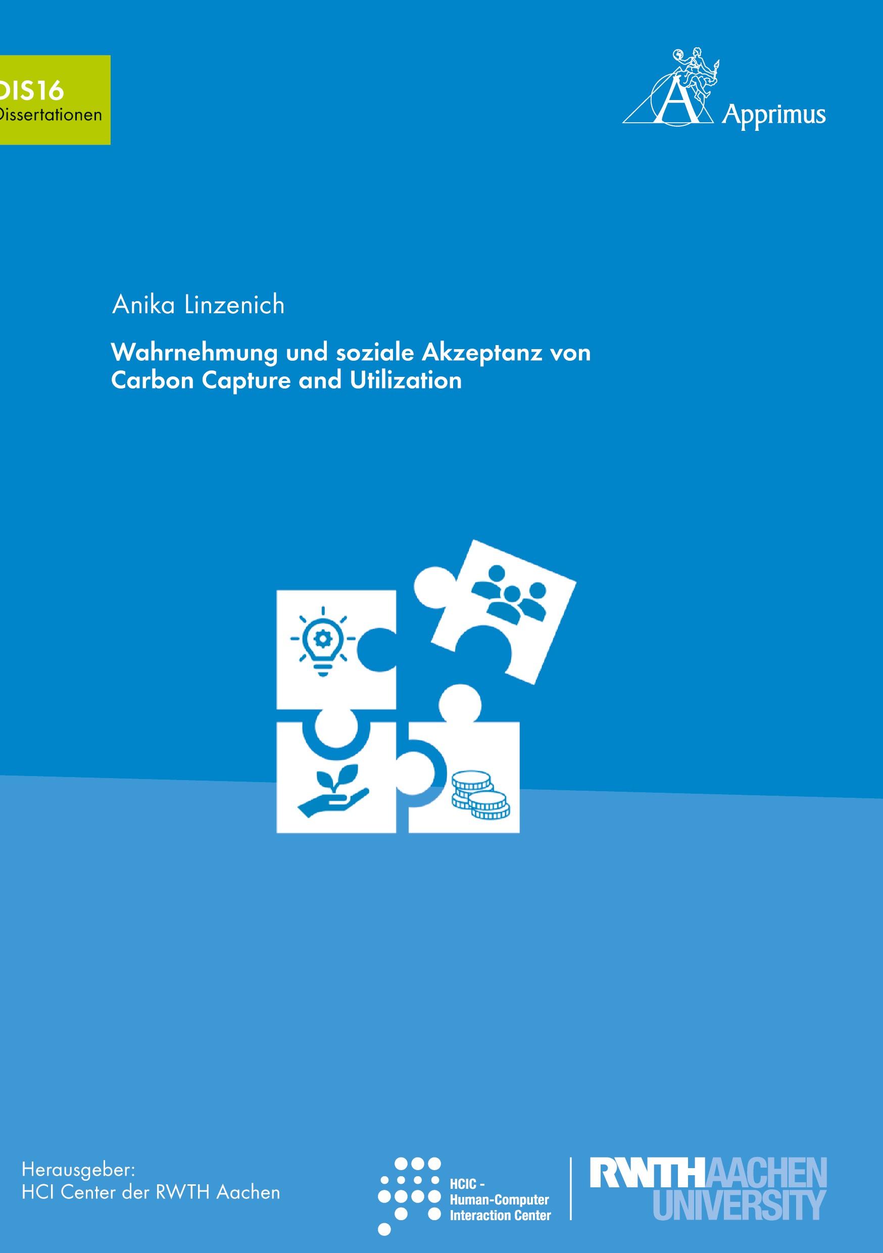 Vorderes Coverbild Wahrnehmung und soziale Akzeptanz von Carbon Capture and Utilization