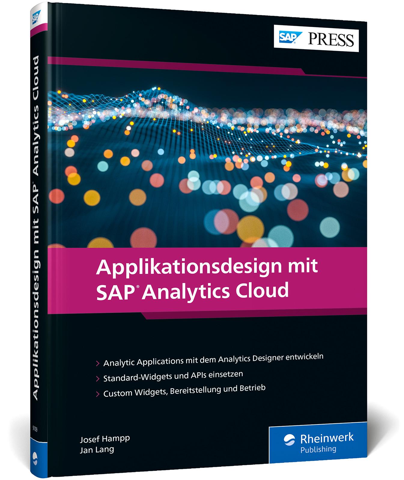 Vorderes Coverbild Applikationsdesign mit SAP Analytics Cloud
