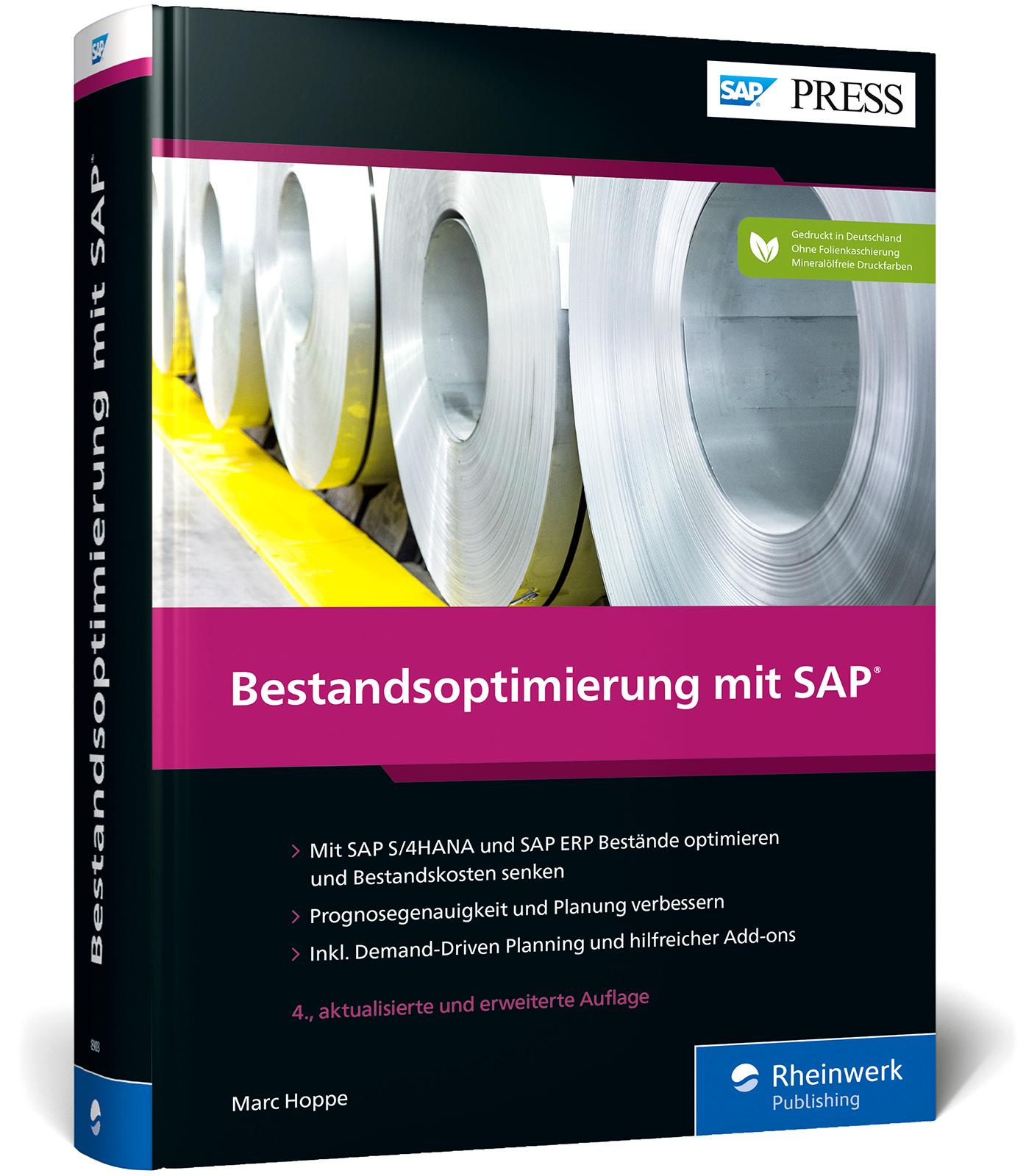 Vorderes Coverbild Bestandsoptimierung mit SAP