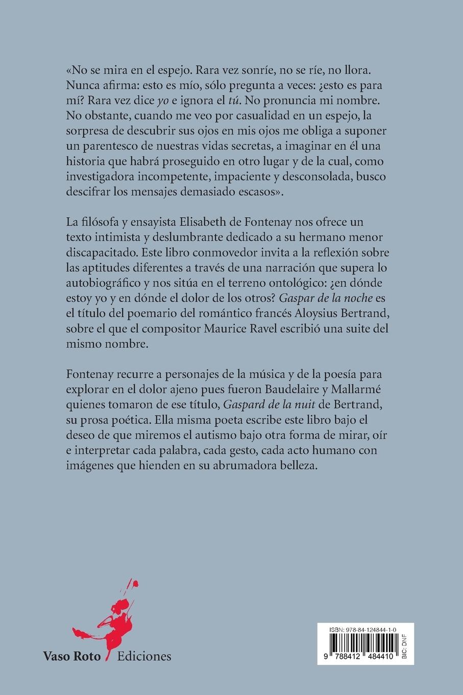 Rückseitencover Gaspar de la noche