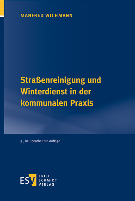 Vorderes Coverbild Straßenreinigung und Winterdienst in der kommunalen Praxis