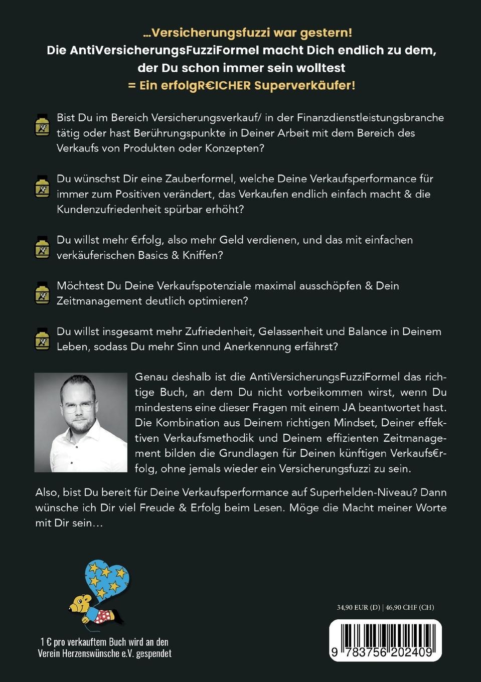 Rückseitencover Die AntiVersicherungsFuzziFormel.