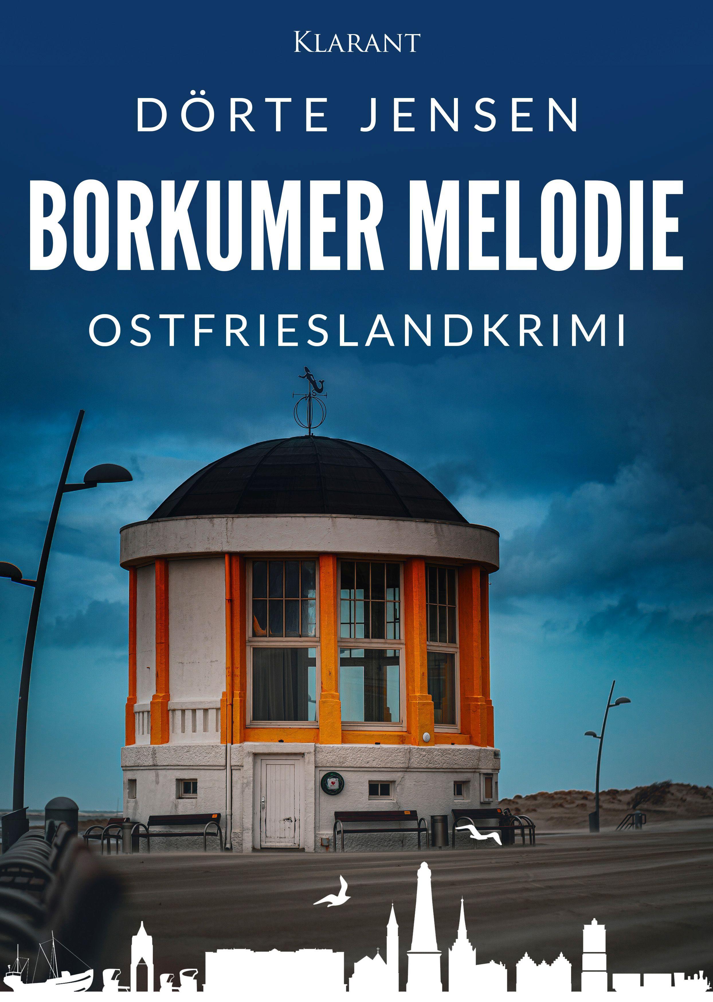 Vorderes Coverbild Borkumer Melodie. Ostfrieslandkrimi