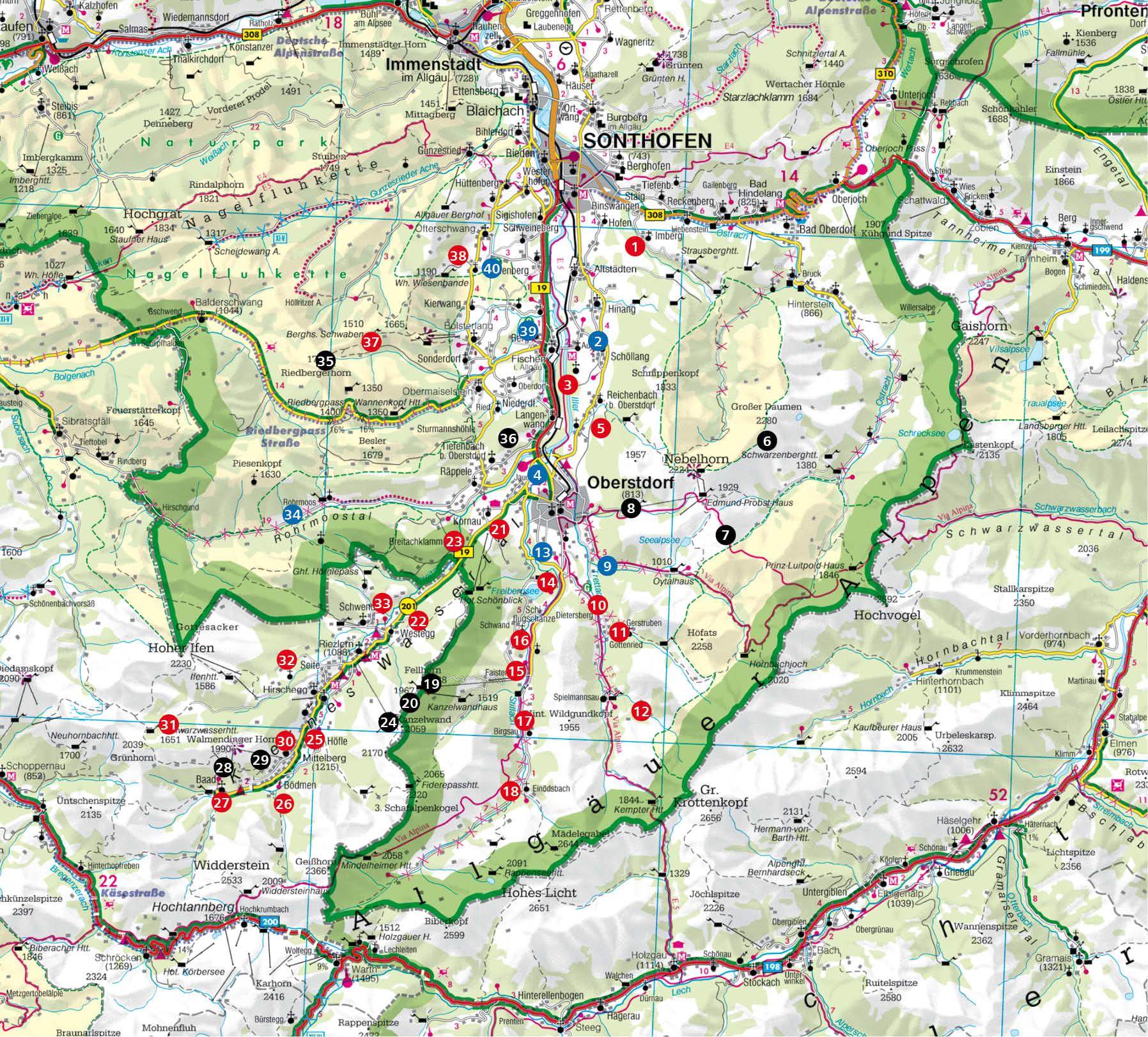 Beispielinhalt (Bild) Leichte Wanderungen Oberstdorf - Kleinwalsertal